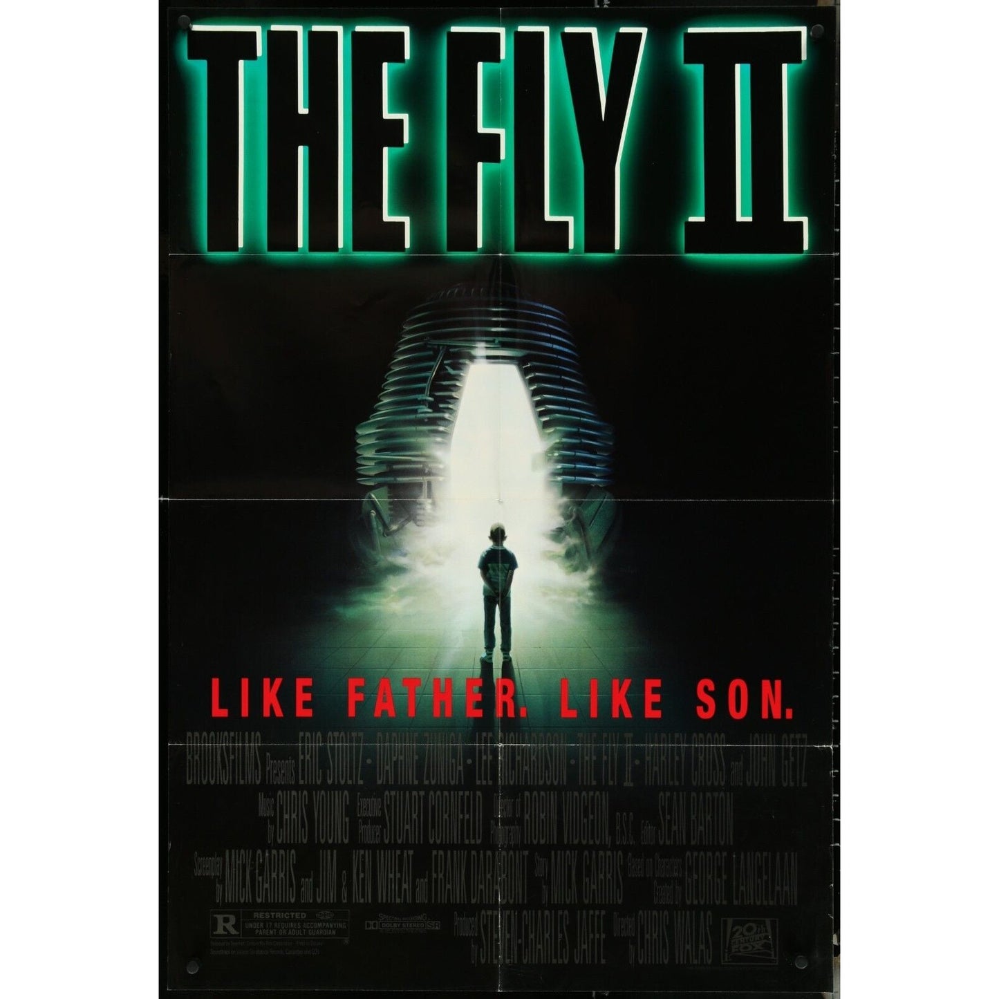 The Fly II (1989) Original Horror Movie Poster One-Sheet 27x40 Folded BP92