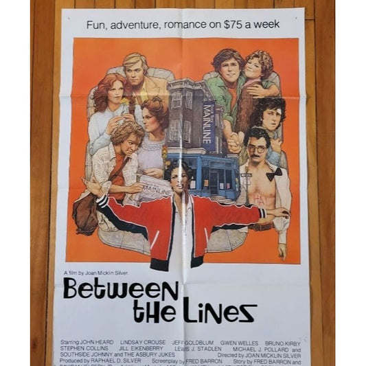 Between the Lines (1977) Original Movie Poster 27x41 Folded