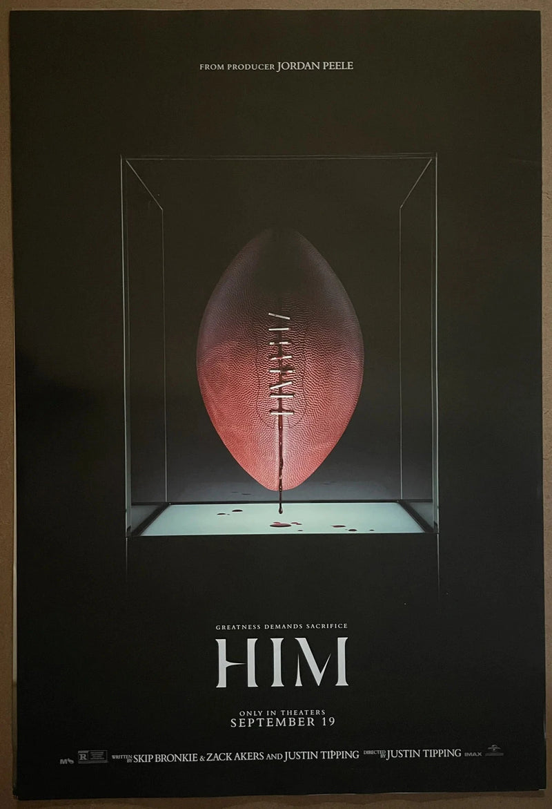 Him 2025 USA One-Sheet Rolled DS 27x40 Jordan Peele Horror Football Poster