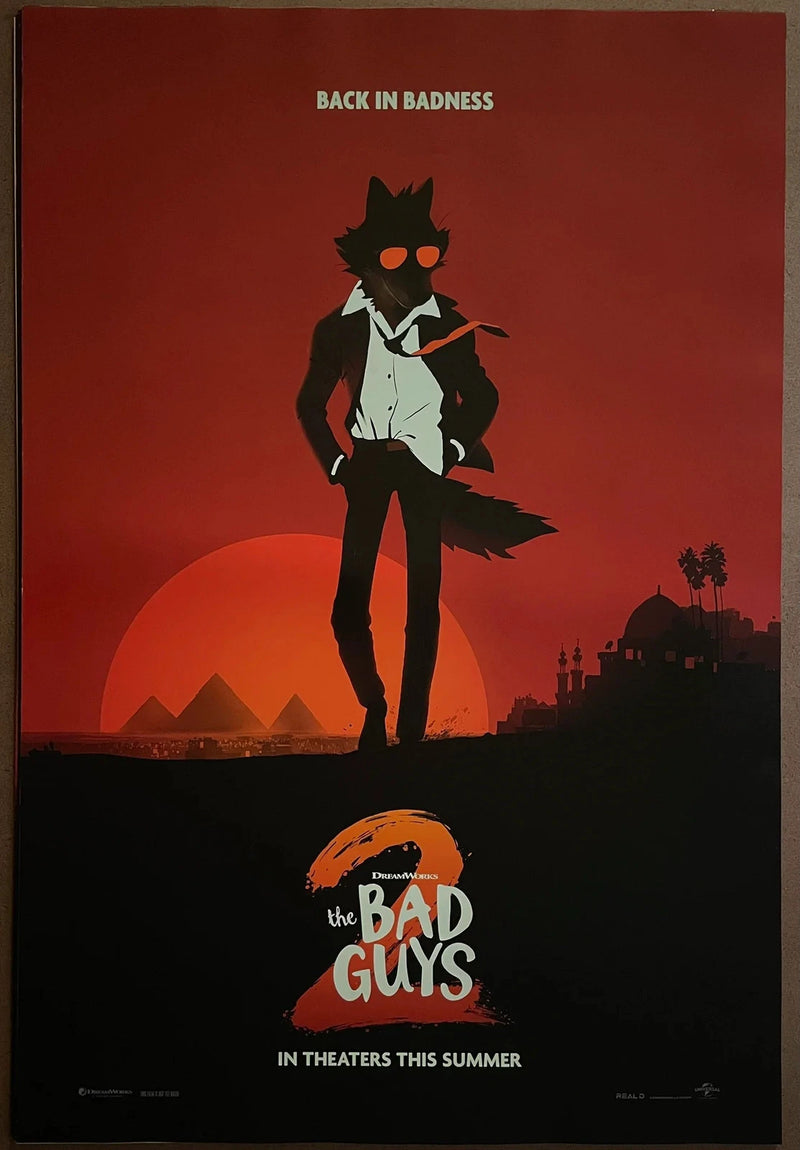The Bad Guys 2 2025 DreamWorks Animated 27x40 DS Movie Poster