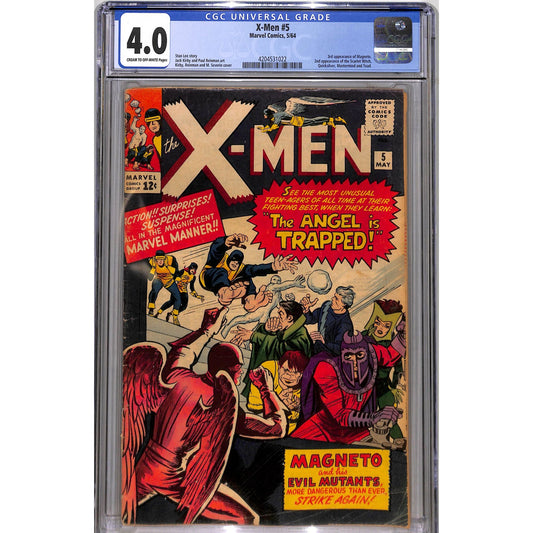 X-Men #5 (1964) CGC 4.0 Marvel Magneto Scarlet Witch Quicksilver Mastermind Toad