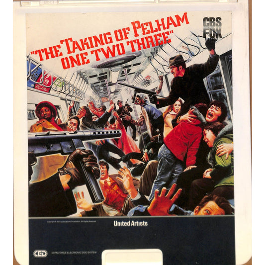 The Taking of Pelham One Two Three (1974 ) CED RCA SelectaVision TESTED WORKING