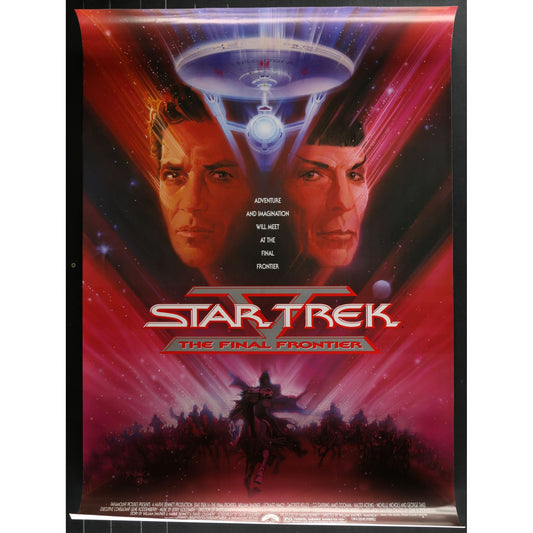 STAR TREK V - The Final Frontier (1989) Original Movie Poster 27x40
