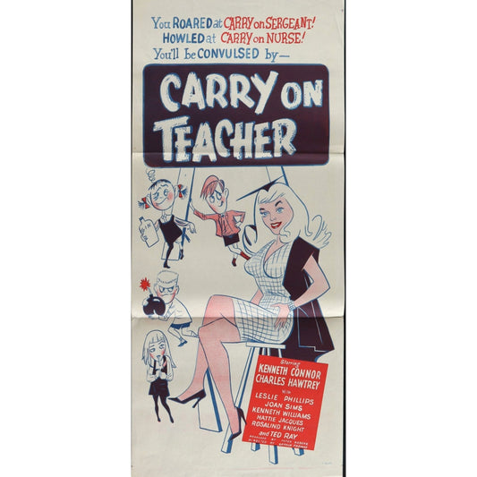 Carry on Teacher (1959) Original Australian Day Bill Movie Poster