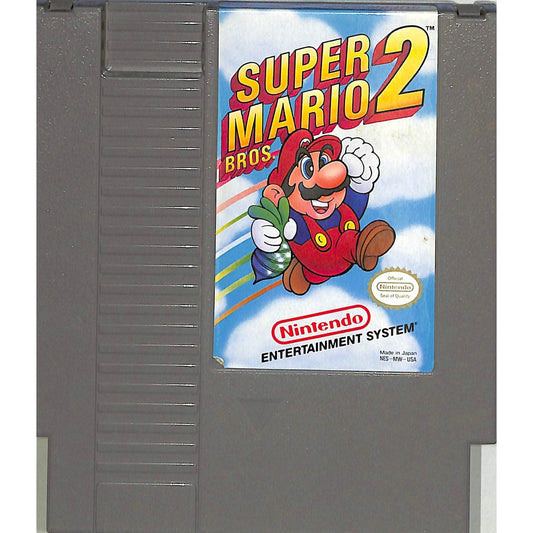 Super Mario Bros. 2 (1988) Nintendo NES Cartridge + Instruction Booklet