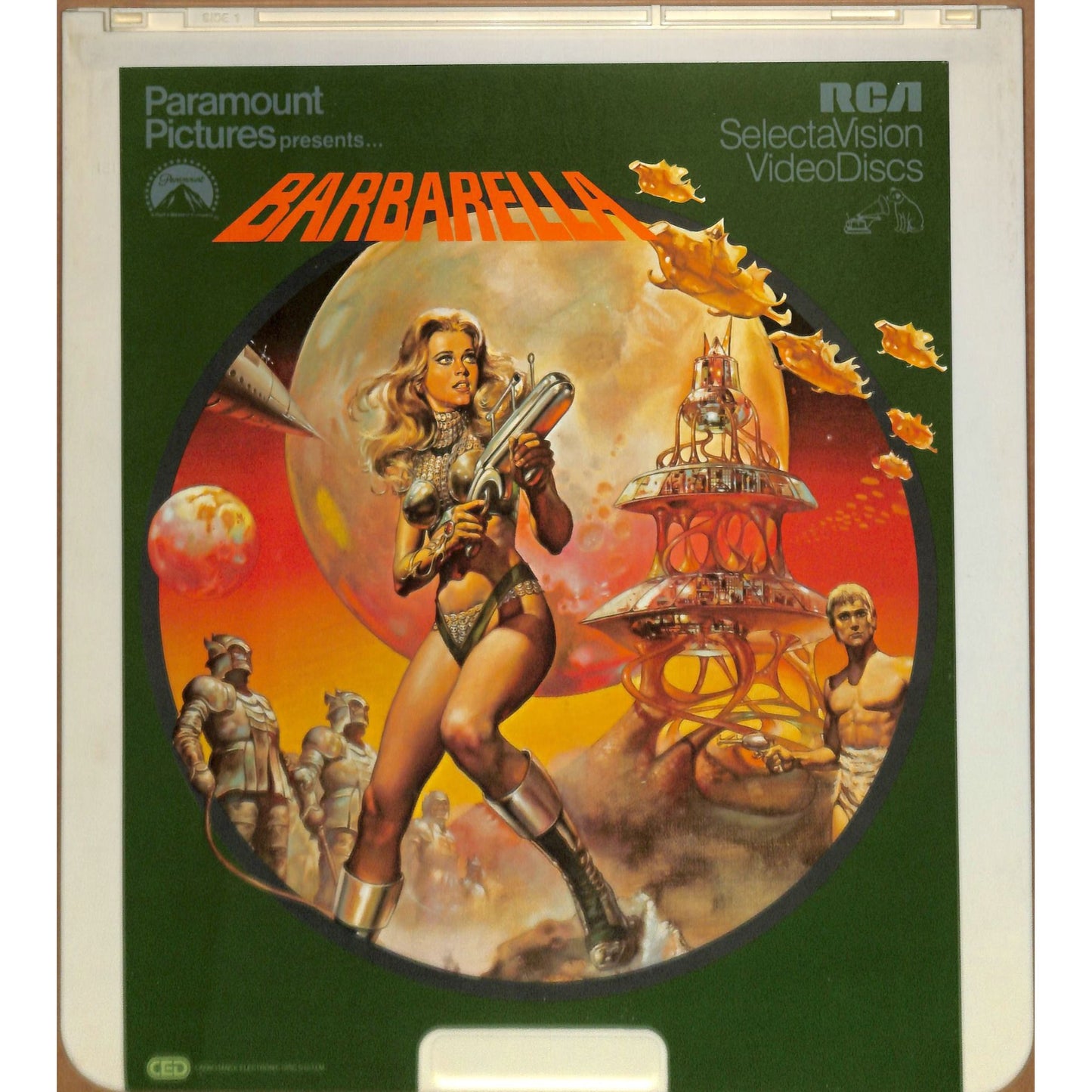 Barbarella (1968) Vintage CED Videodisc TESTED WORKING