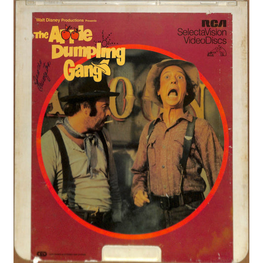 The Apple Dumpling Gang (1975) Vintage CED Videodisc TESTED WORKING