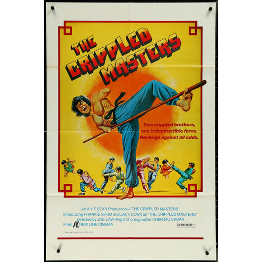 The Crippled Masters (1979) Original Movie Poster Folded 27x41