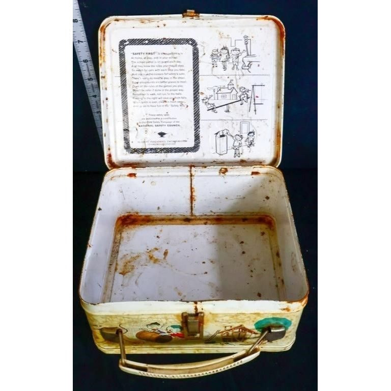 Vintage Metal Mickey Mouse Club Lunchbox