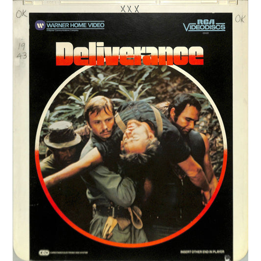 Deliverance (1972) Vintage CED Videodisc TESTED WORKING