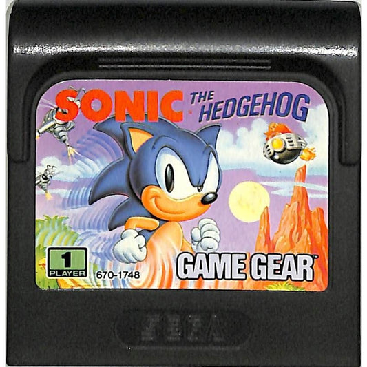 Sonic the Hedgehog (1991) Sega Game Gear Cartridge + Case *Tested Working*