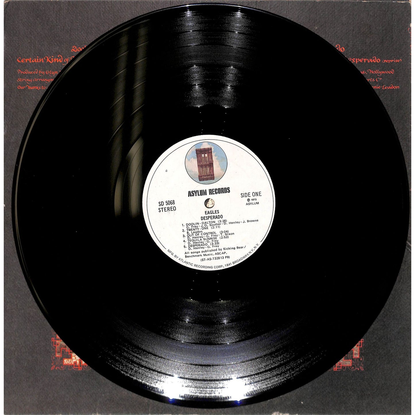 Eagles - Desperado Vinyl Record SD 5068