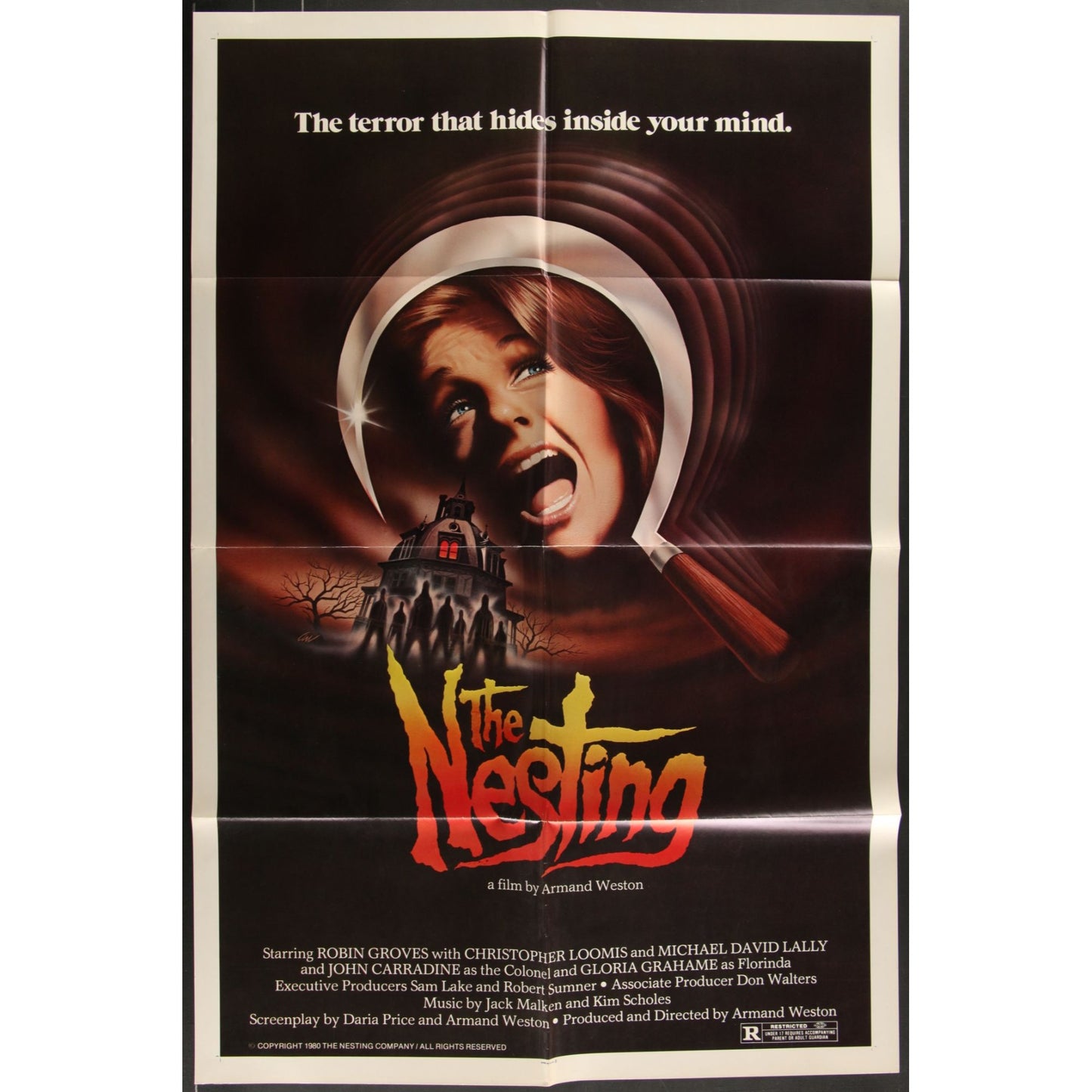 The Nesting (1981) Original Movie Poster Folded 27x41