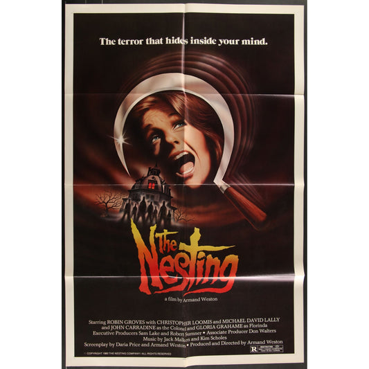 The Nesting (1981) Original Movie Poster Folded 27x41