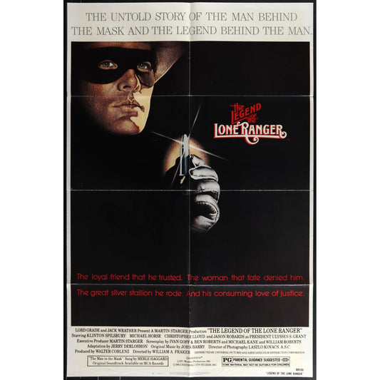 The Legend of the Lone Ranger (1981) Original Movie Poster Folded 27x41