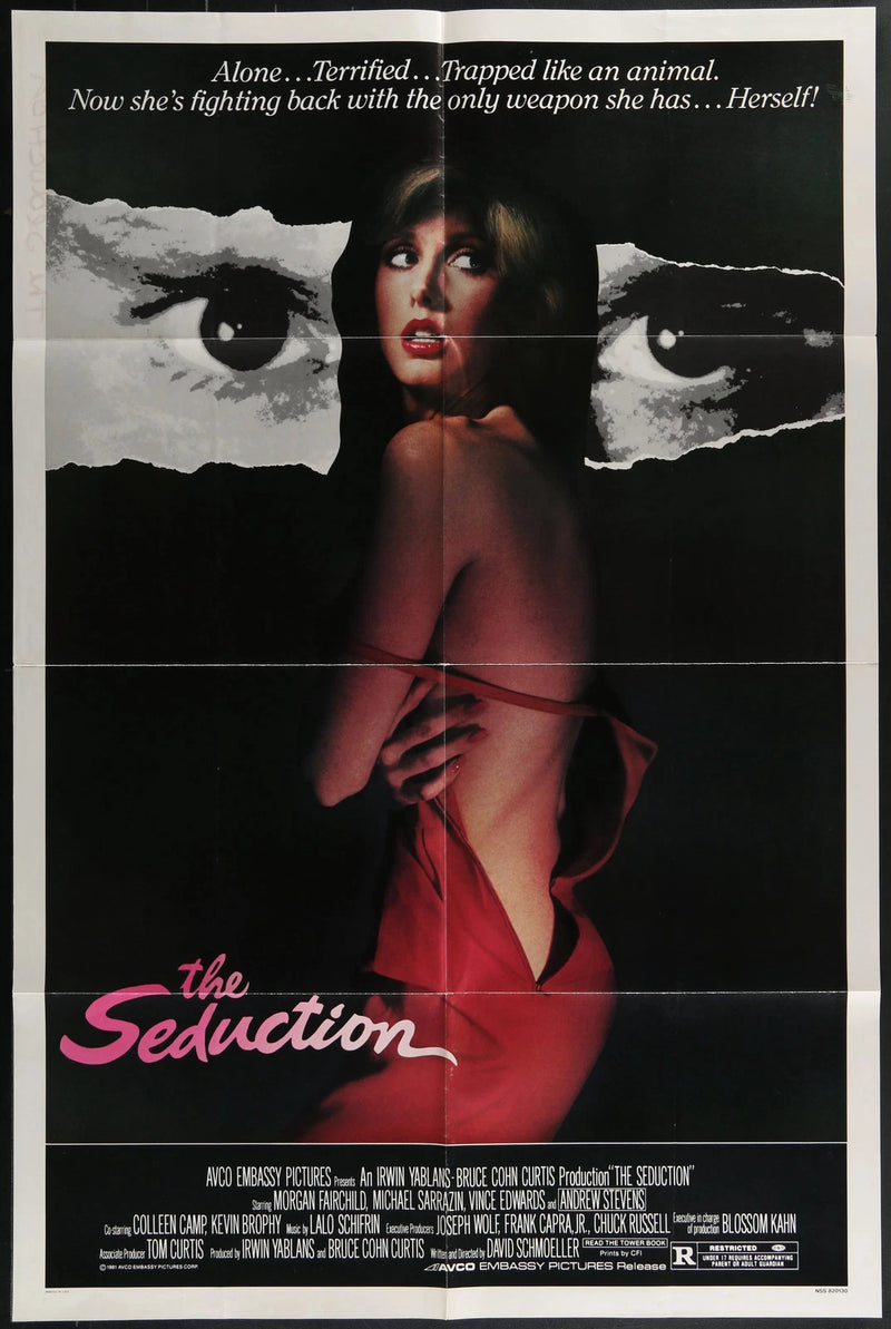 The Seduction (1982) Original One Sheet Movie Poster Folded 27x41
