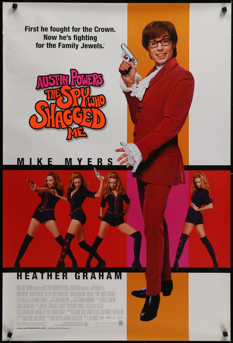 Austin Powers The Spy Who Shagged Me (1999) Original Poster SS 27x40