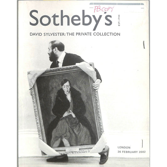 Sotheby’s Catalog: David Sylvester's Private Collection, 2002