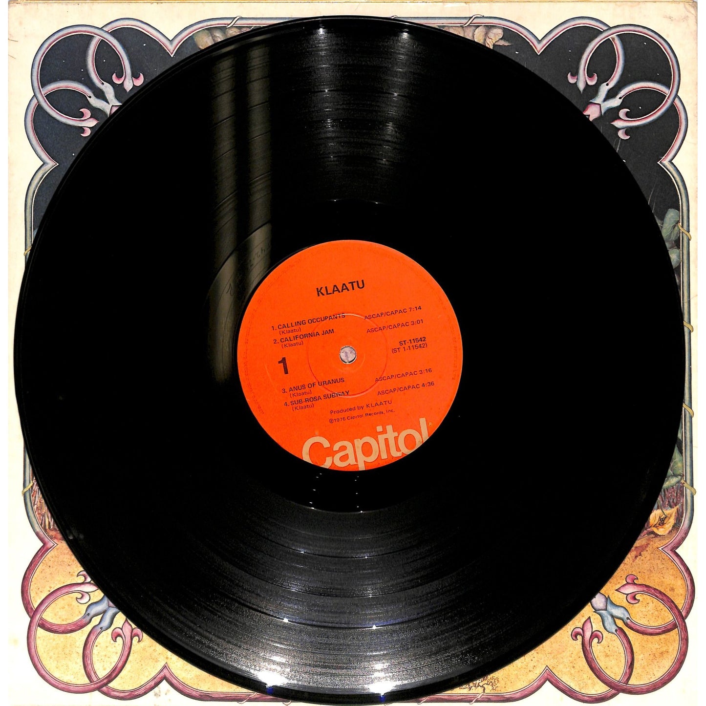Klaatu Self-Titled Vinyl Record ST-11542