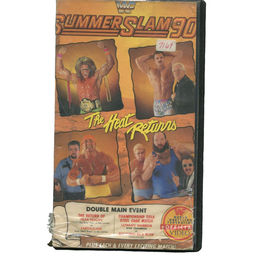 Summer Slam '90 (1990) Wrestling VHS Tape