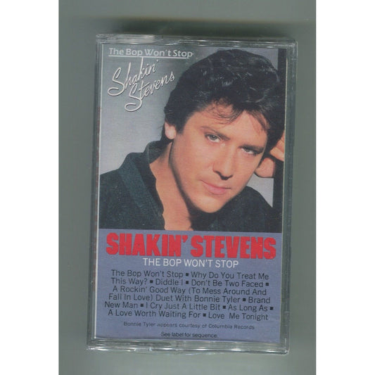 Shakin' Stevens The Bop Won't Stop Cassette Tape NEW SEALED UNUSED