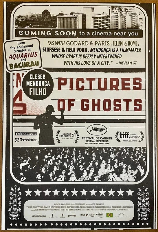 Pictures of Ghosts 2023 Original Movie Poster 27x40 SS Kleber Mendonca Filho