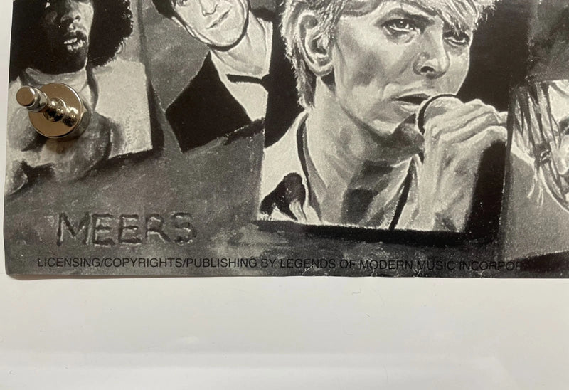 Classic Rock Legends Portrait Collage Black and White Poster 24x36