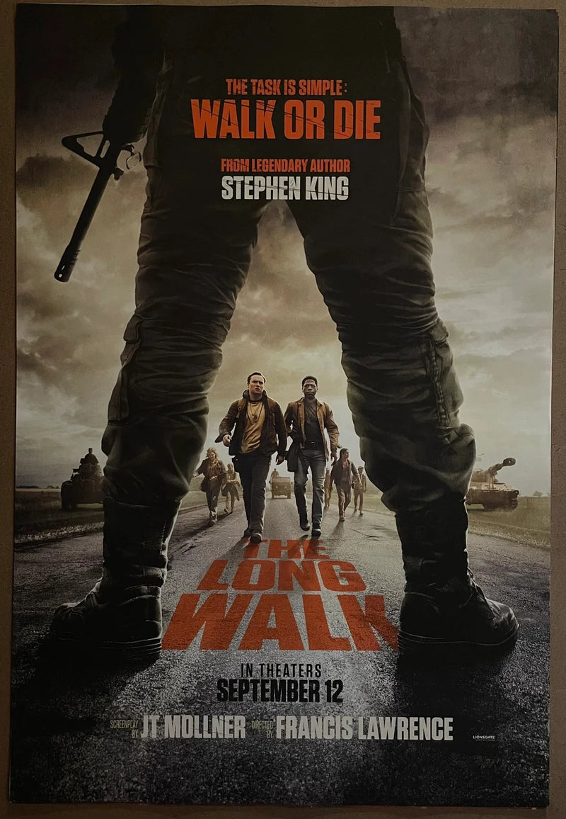 The Long Walk 2025 Stephen King Horror 27x40 DS Movie Poster