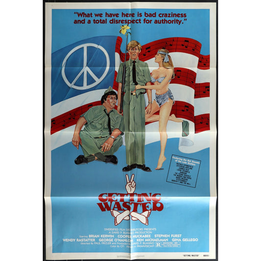 Getting Wasted (1980) Original Movie Poster Folded 27x41