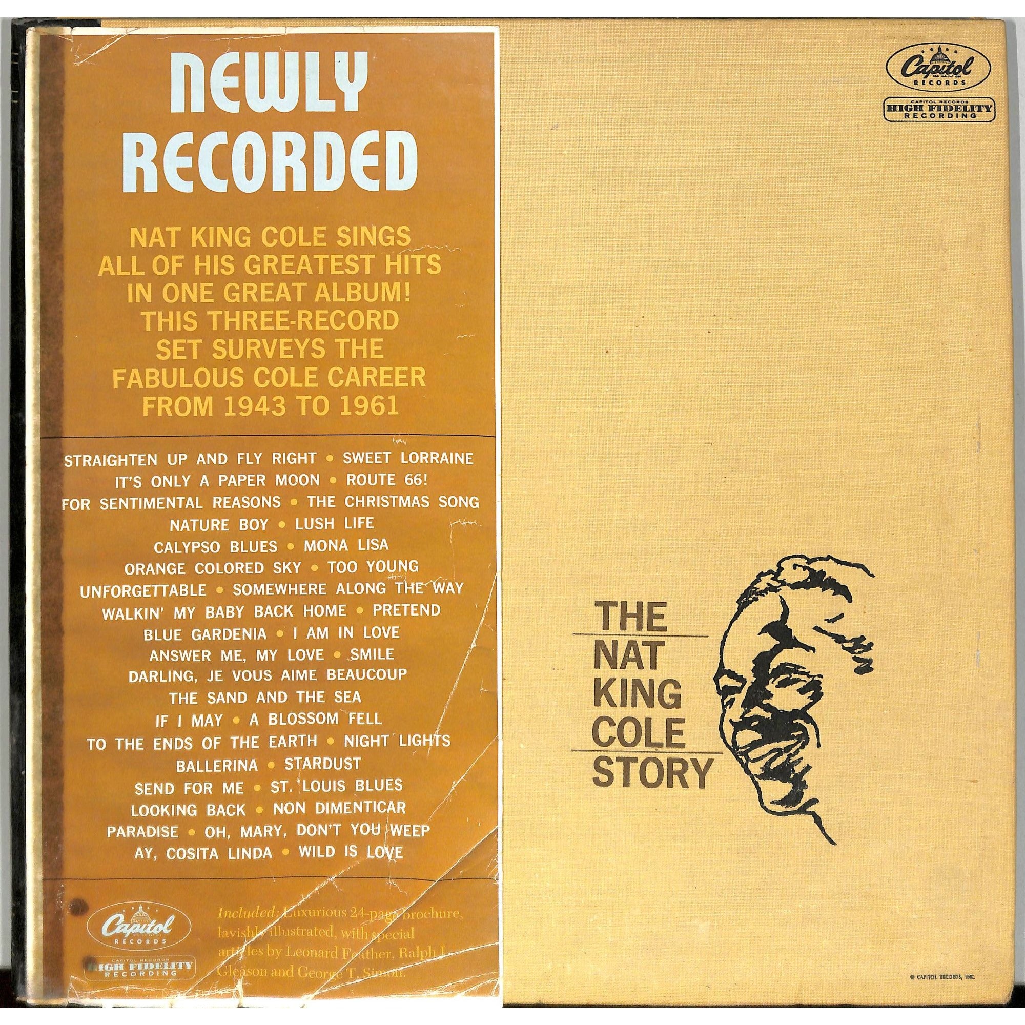 ナット・キング・コール アルバム　LP3枚組　1961年発売 ナット・キング・コール アルバム LP3枚組 1961年発売 - メルカリ