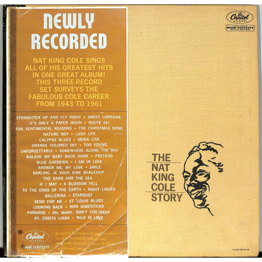 The Nat King Cole Story (1961) 3LP Vinyl Box Set WCL 1613