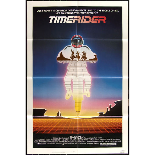 Timerider: The Adventure of Lyle Swann (1982) Original Movie Poster Folded 27x41