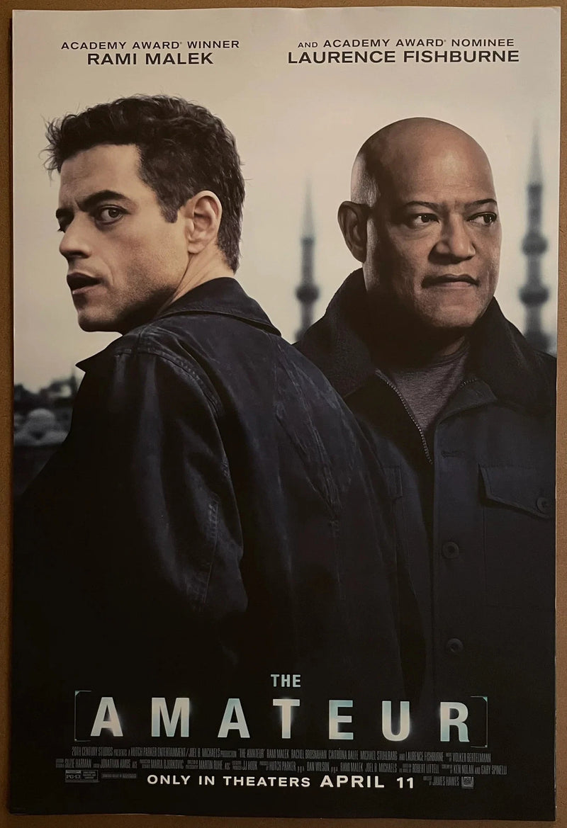 The Amateur 2025 USA 27x40 DS Rolled Thriller Movie Poster Rami Malek