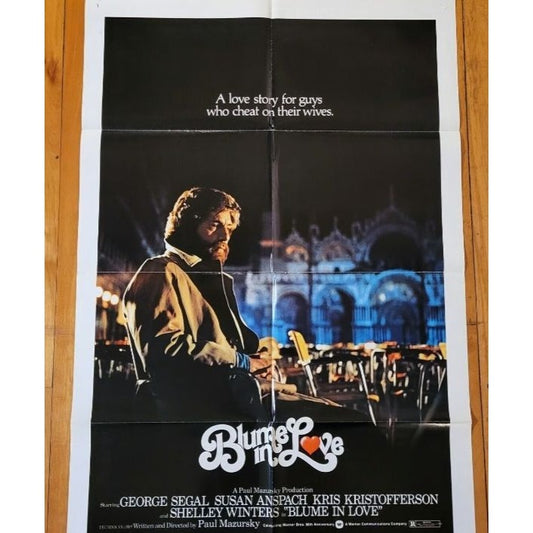 Blume in Love (1973) Original Movie Poster 27x41 Folded George Segal
