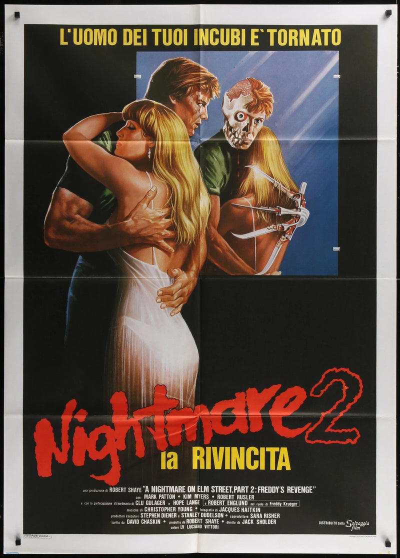A Nightmare on Elm Street 2: Freddy’s Revenge (1985) Orig. Italian Poster 39x55