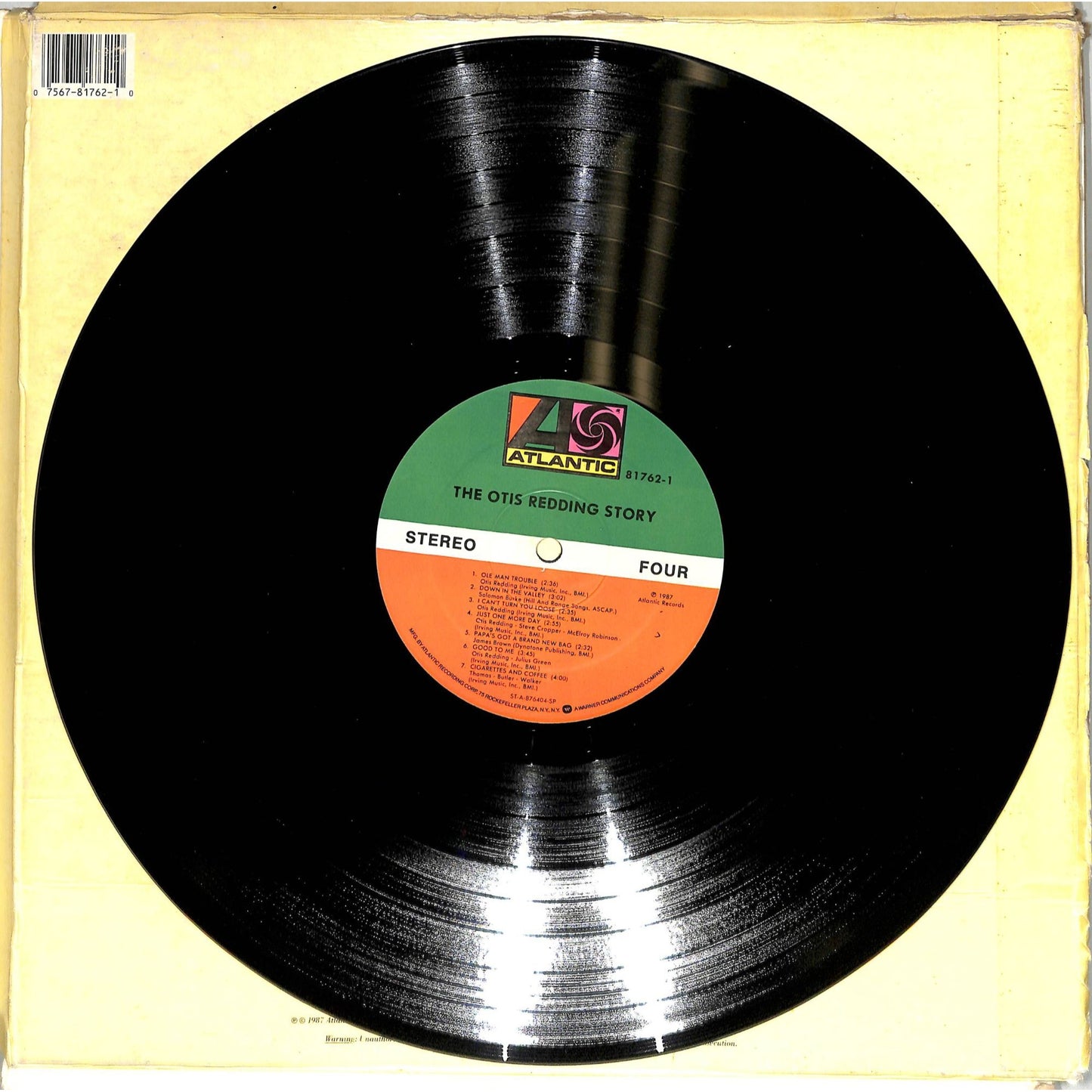 The Otis Redding Story (1987) 4LP Box Set