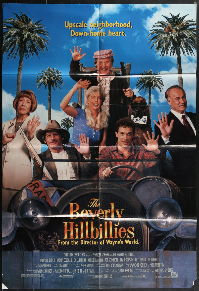 The Beverly Hillbillies (1993) Original Movie Poster One Sheet 27x40 Jim Varney!