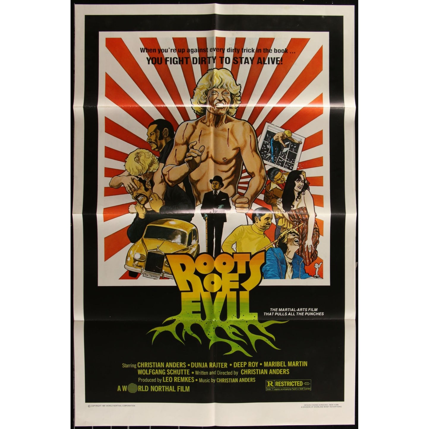 LOT OF 21 KUNG FU ONE-SHEETS 1970s Orig. 27x41 Folded Martial Arts Movies EM2A1