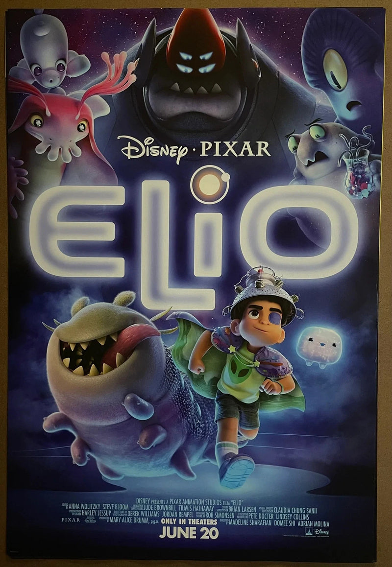 Elio 2025 USA 27x40 DS Rolled Disney Pixar Animated Movie Poster