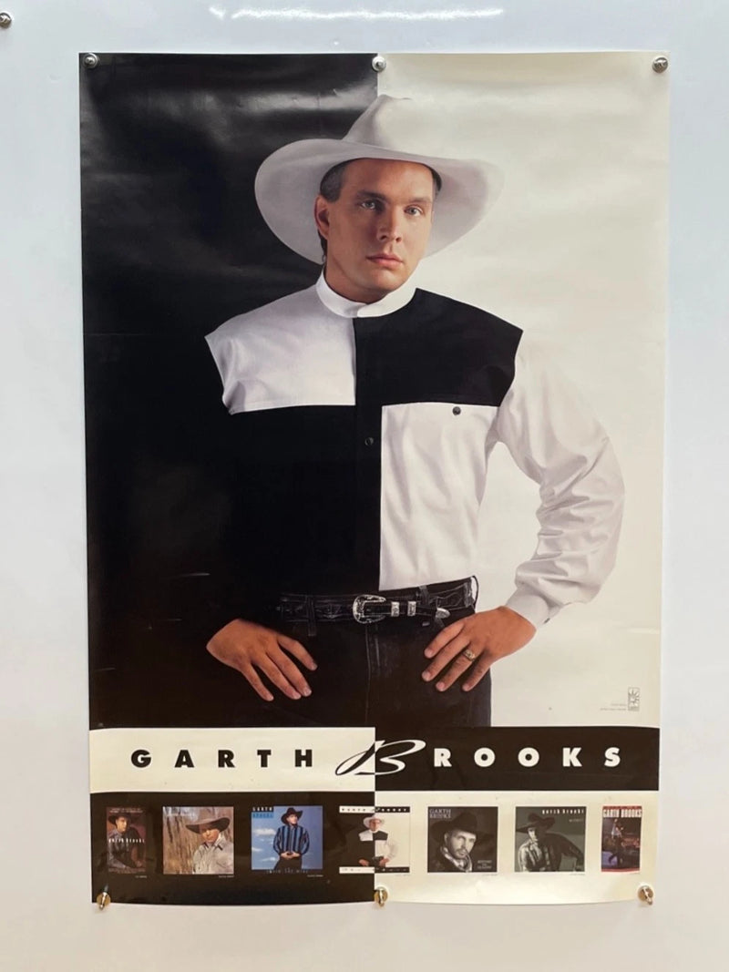 Garth Brooks Portrait Promo Poster Rolled SS 24x36
