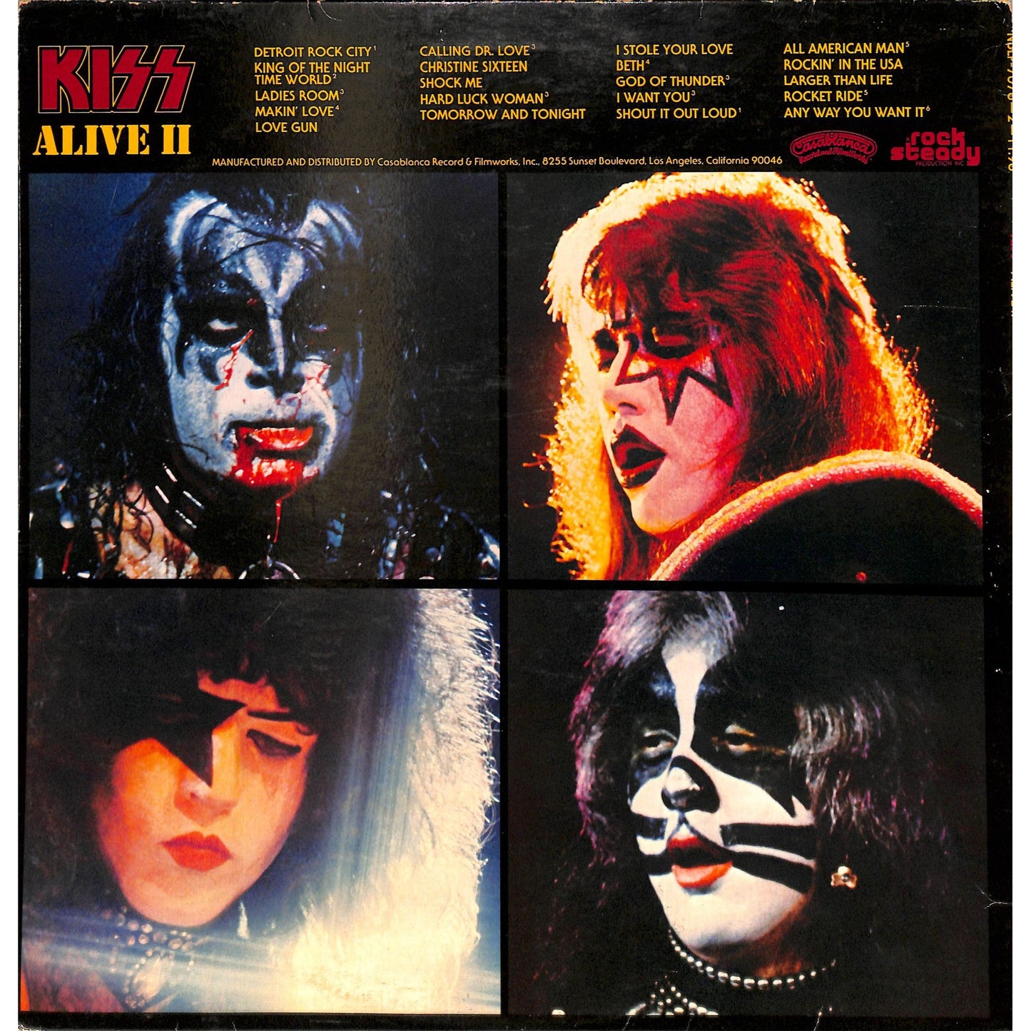 Kiss - Alive II 2LP Vinyl Record NBLP-7076-2