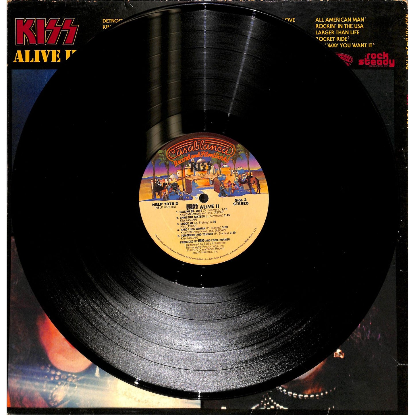 Kiss - Alive II 2LP Vinyl Record NBLP-7076-2