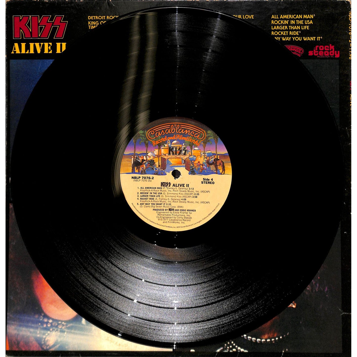 Kiss - Alive II 2LP Vinyl Record NBLP-7076-2