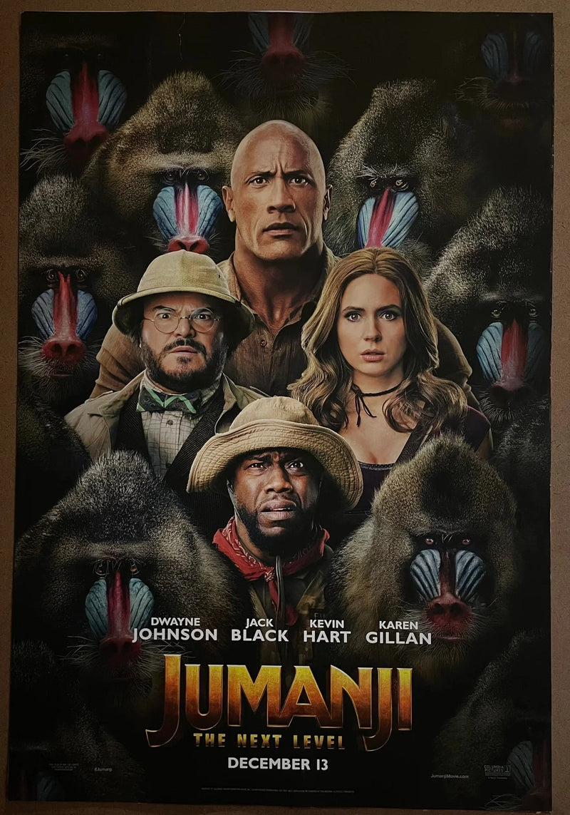 Jumanji The Next Level 2019 27x40 DS Movie Poster Dwayne Johnson