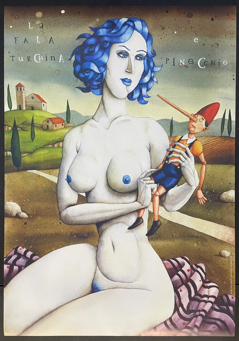 La Fata Turchina e Pinocchio (2010) Original Italian Poster 27x38