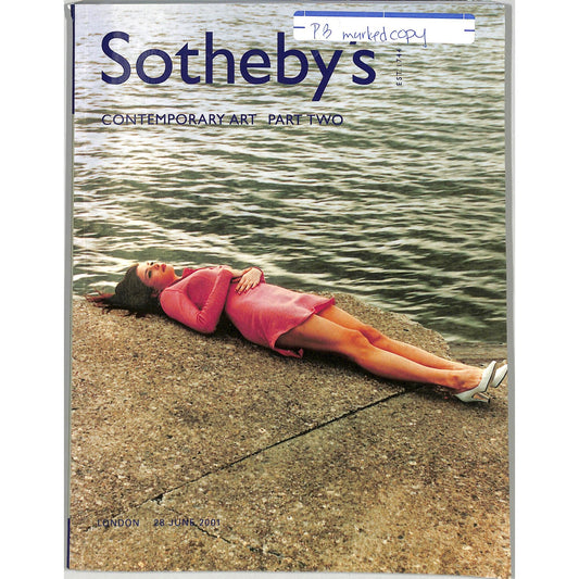 Sotheby's Contemporary Art Part 2 Auction Catalog June 28, 2001