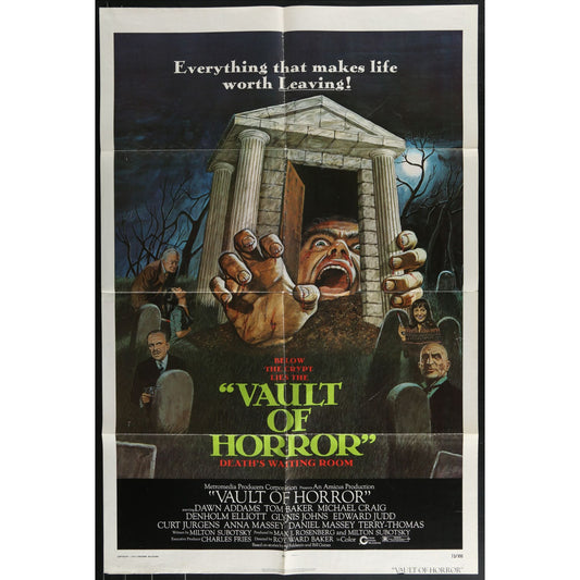 The Vault of Horror (1973) Original Movie Poster Folded 27x41