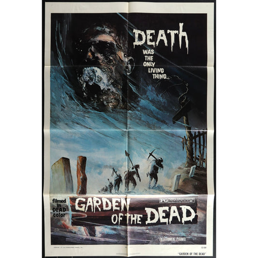 Garden of the Dead (1972) Original Movie Poster Folded 27x41EM8-460