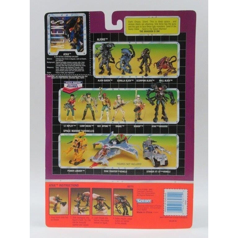 Aliens (Kenner) Power Loader/Space Marines/Queen Action Figure Lot