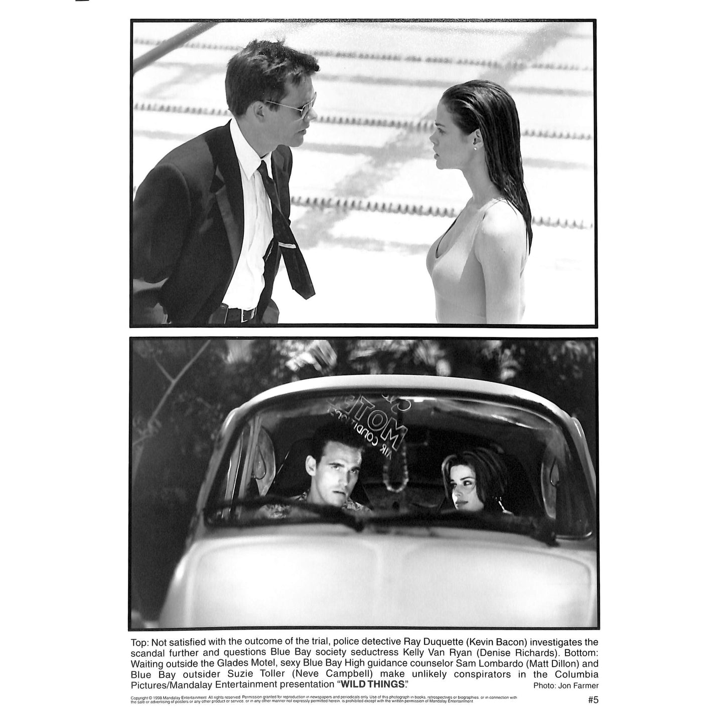 Wild Things (1998) 7 Movie Stills 8x10